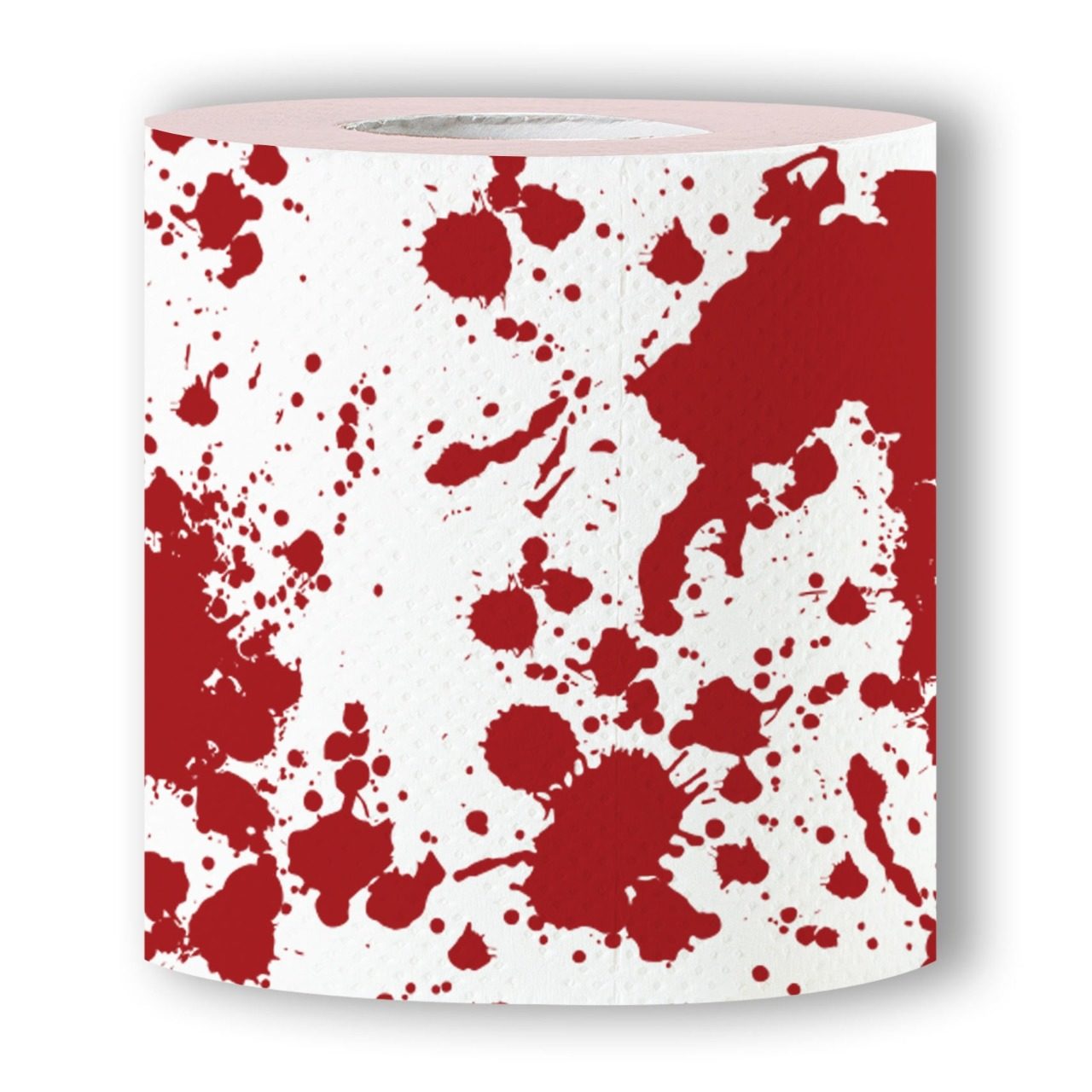 Blutiges Toilettenpapierrolle