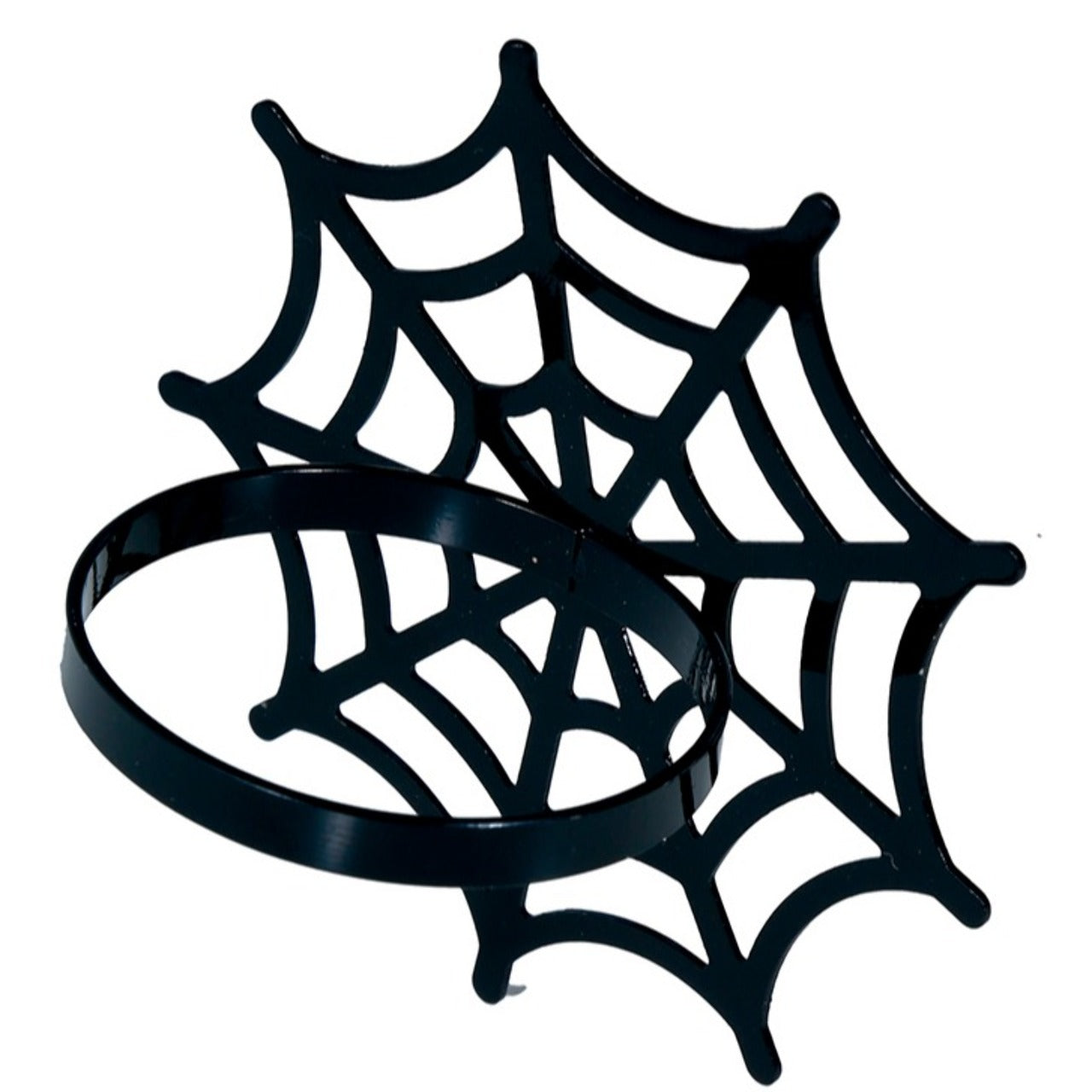 Metall-Serviettenhalter mit Spinnennetz-Design