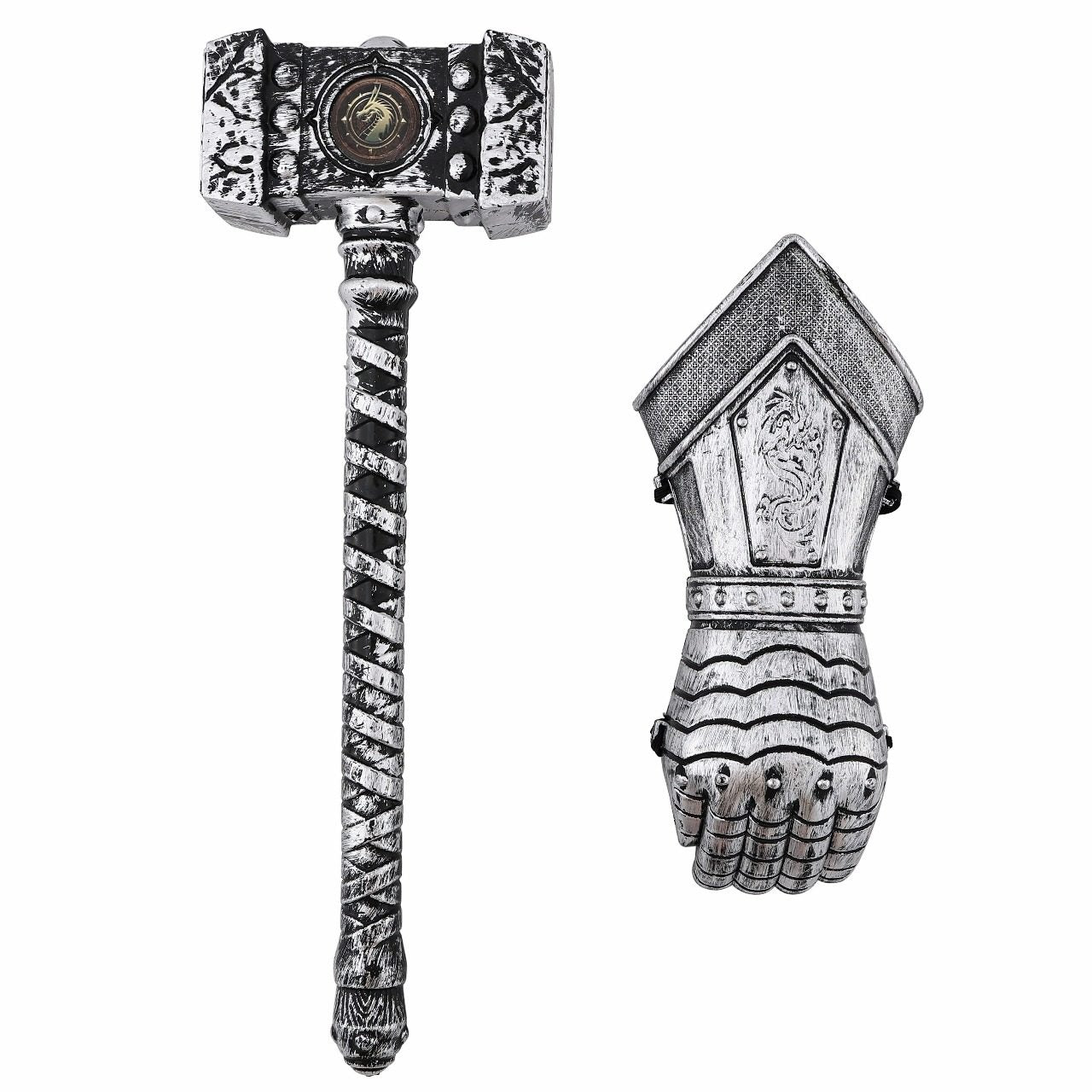 Mittelalterliches Ritter-Set mit Hammer