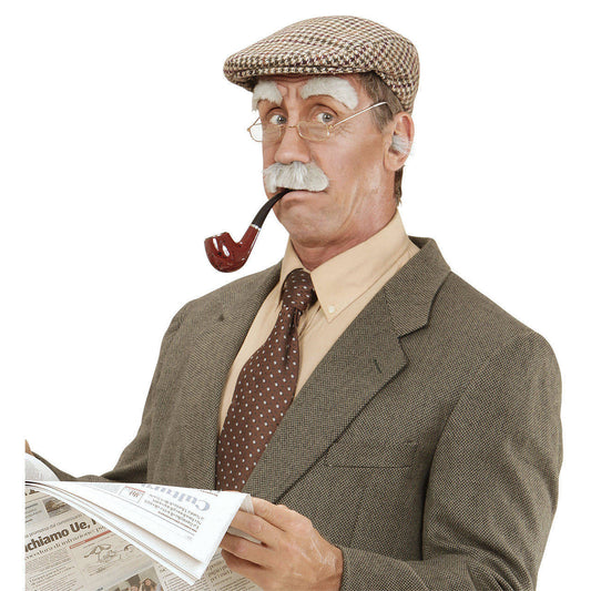 Augenbrauen- und Schnurrbart-Set Opa