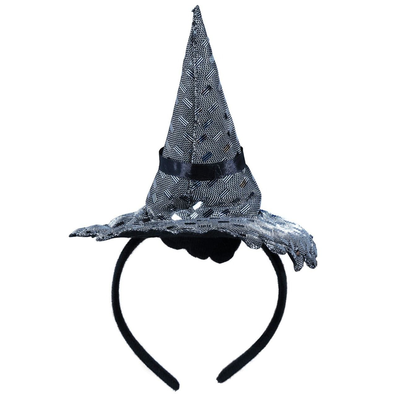 Schicker silberner Hexenhut