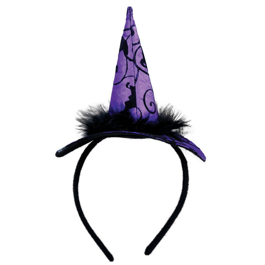 Schicker lila Hexenhut