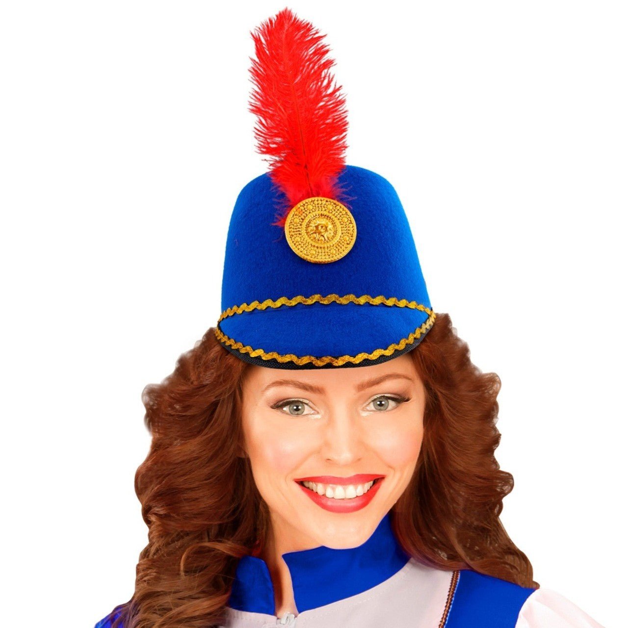 Majorettenhut blau