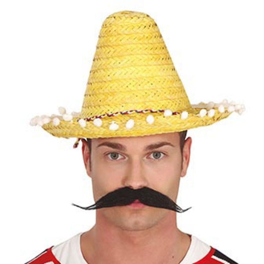 Kleiner, gelber Mexikanischer Sombrero