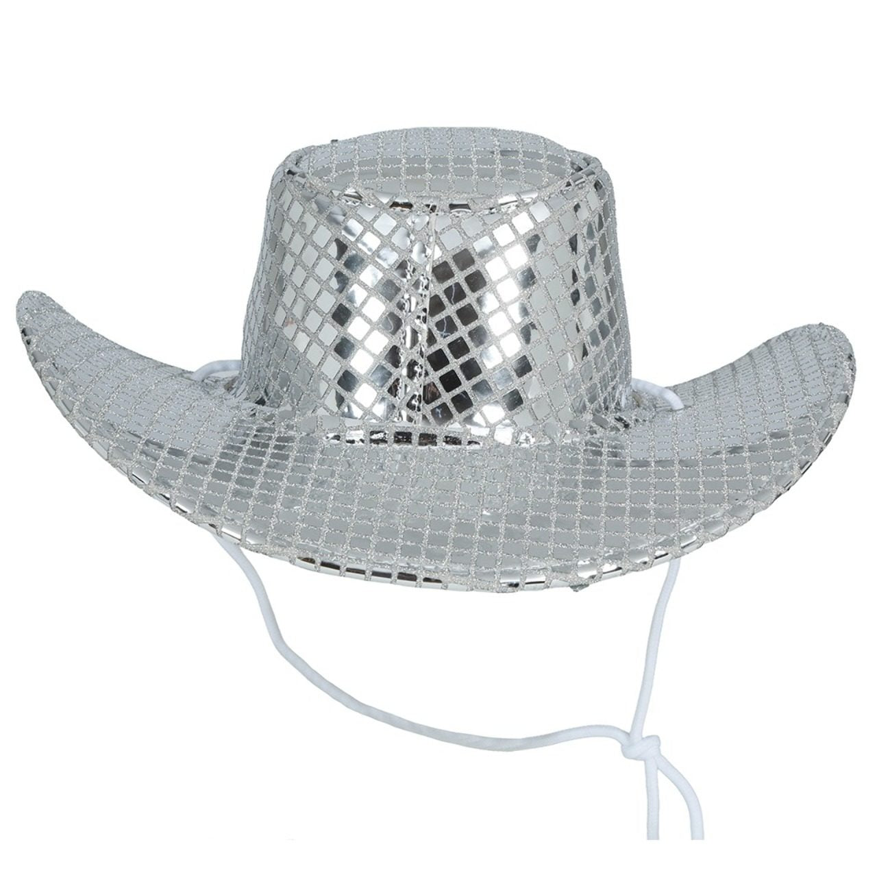 Silberner Cowgirl-Hut