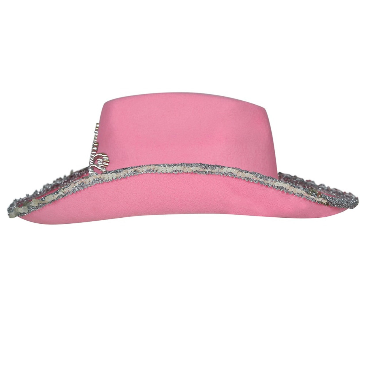 Rosa Cowgirl-Hut Krone für Kinder