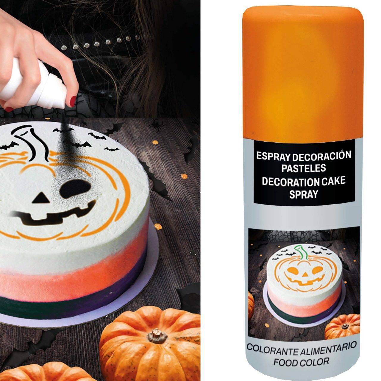Essbarer Spray Orange