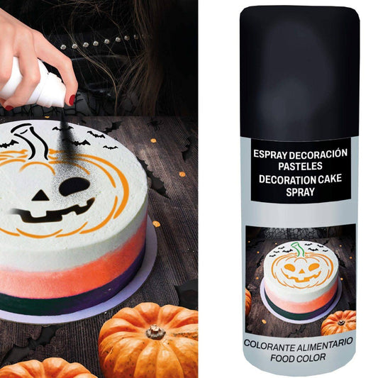 Essbarer Spray schwarz