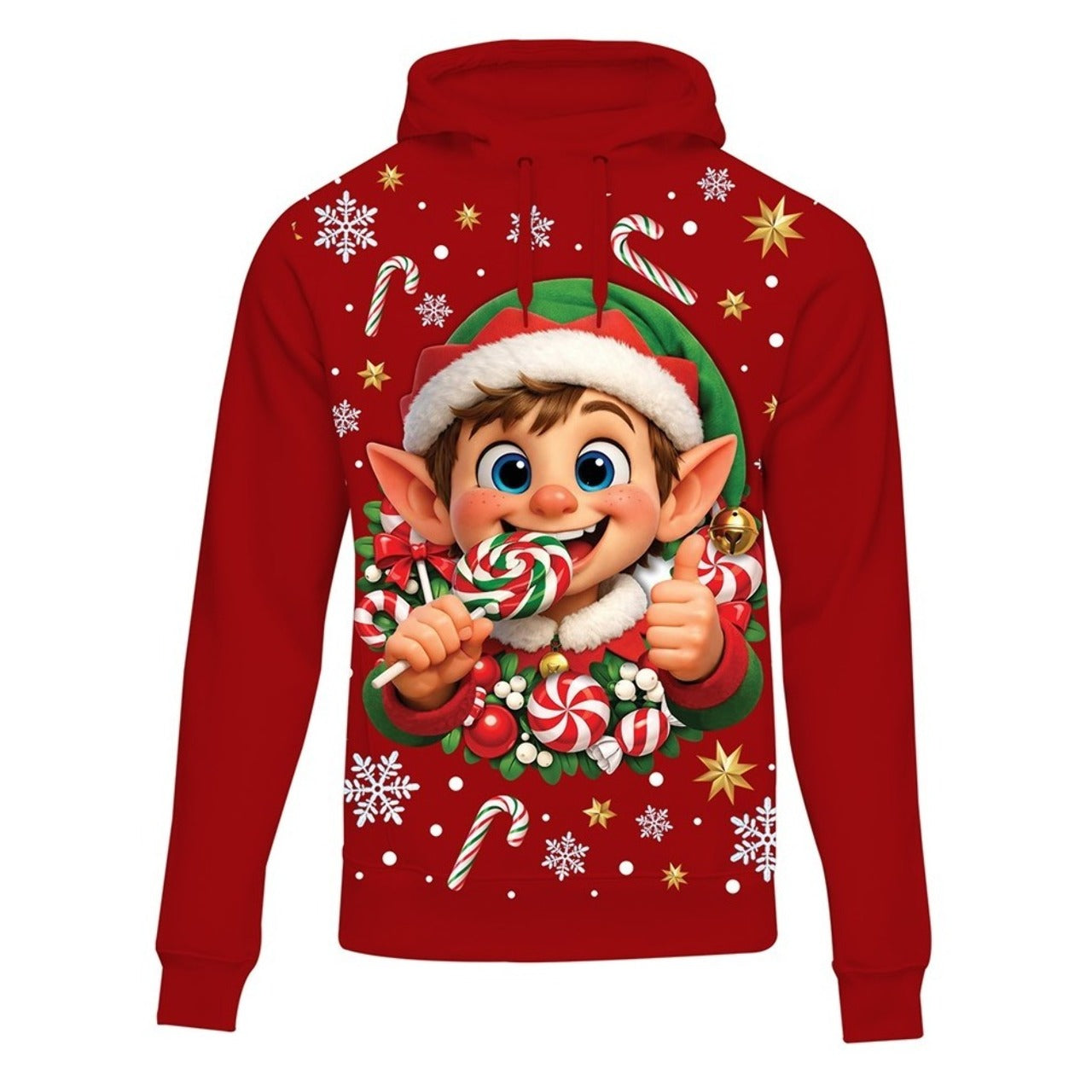 Weihnachts-Elfen-Sweatshirt für Herren