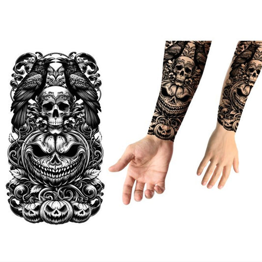 Tattoos unheimlichen Kürbissen