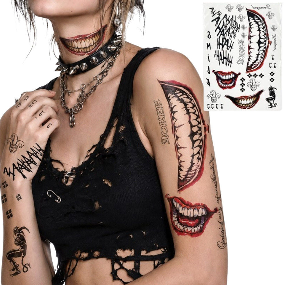 Verrückter Joker-Tattoos
