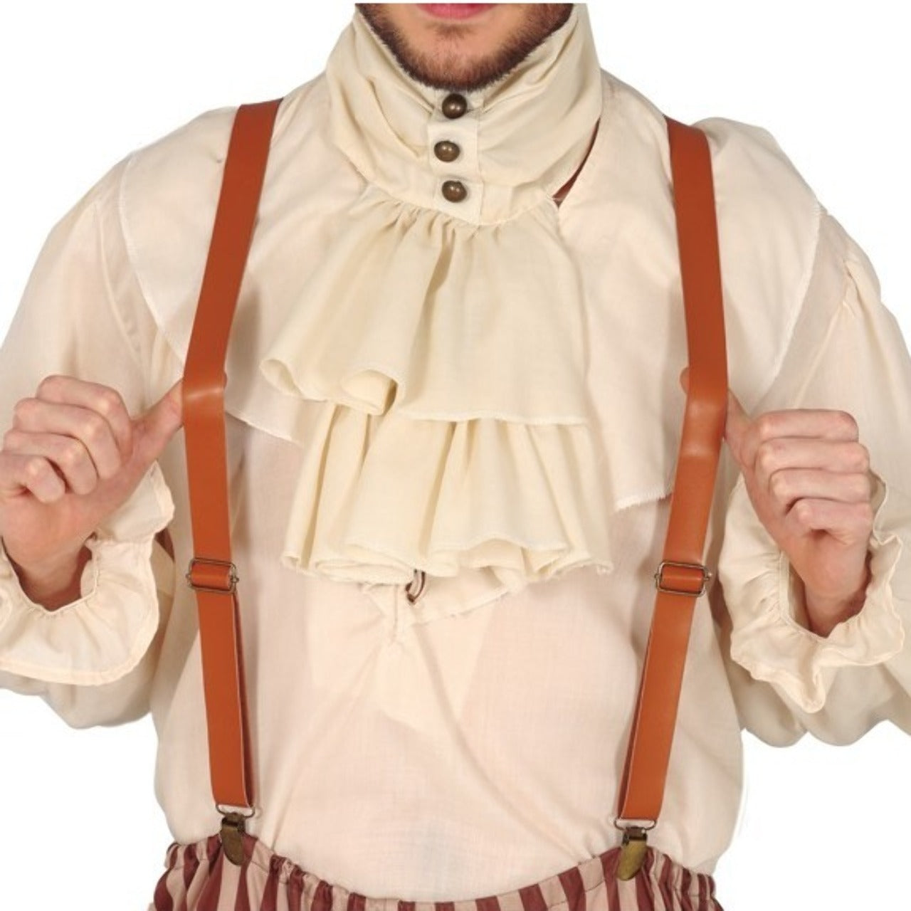 Braune Hosenträger Steampunk