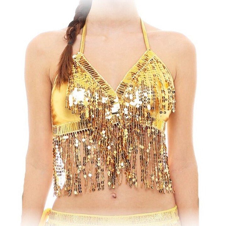 Pailletten-Top golden
