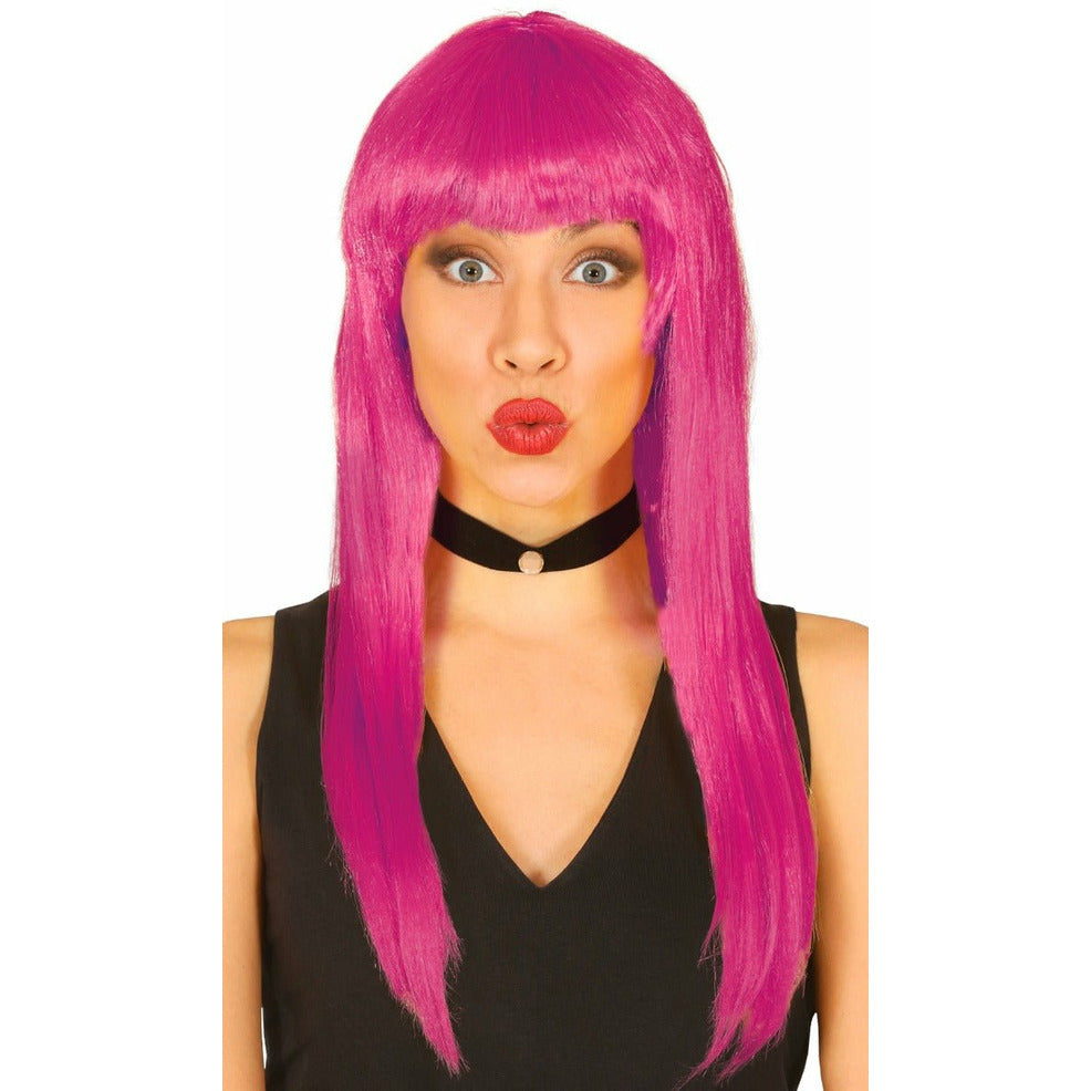 Peluca Fucsia Melena Eco | Don Disfraz
