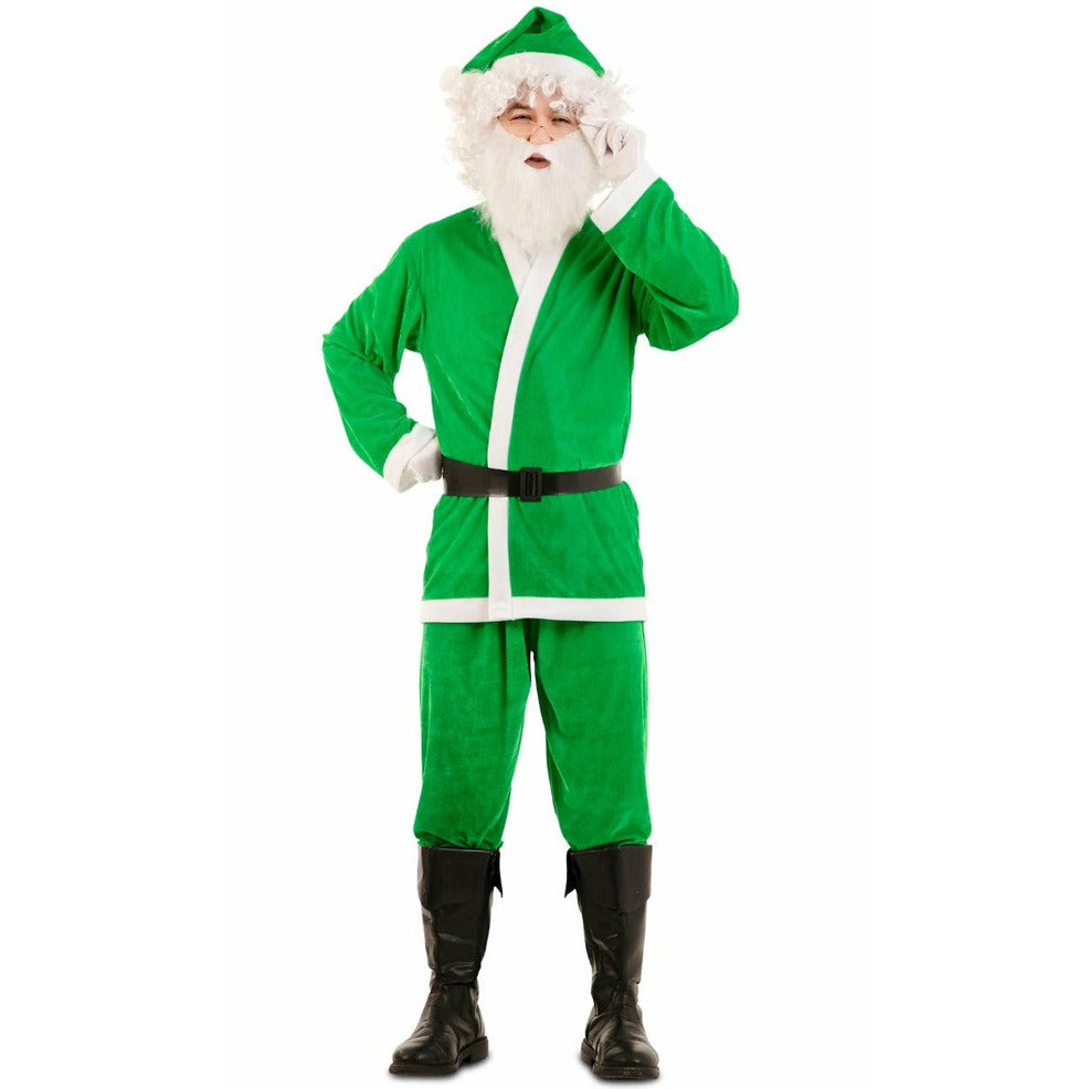 Disfraz de Papá Noel Verde Eco para adulto | Don Disfraz