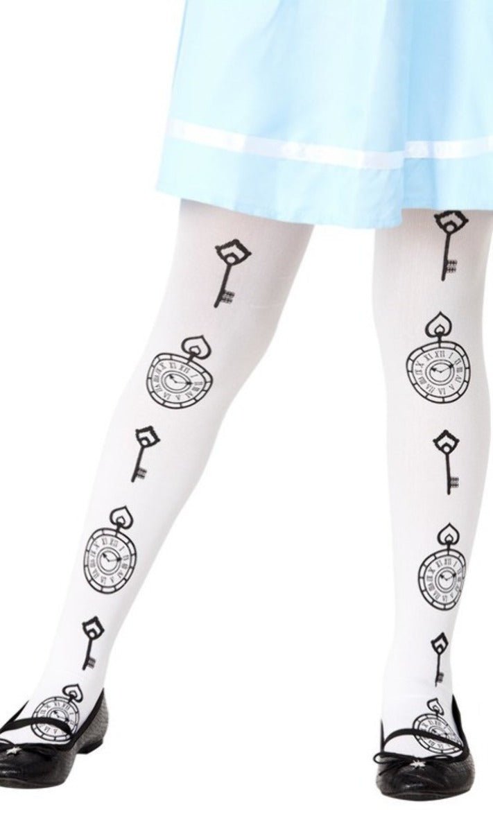 Strumpfhosen Alice Uhren für Kinder