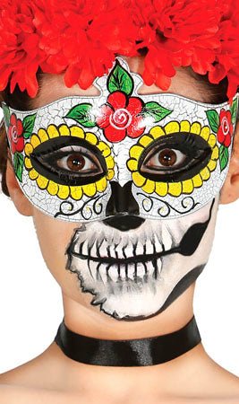 Catrina Blumen Maske