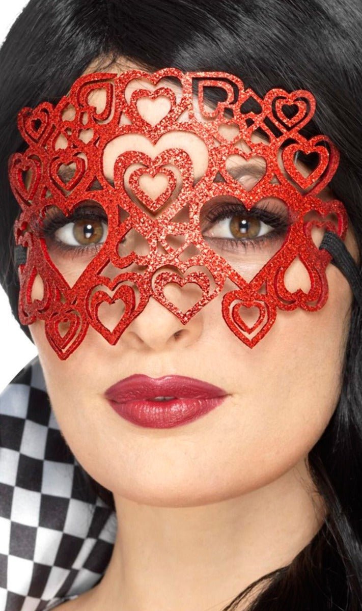 Augenmaske Herzkönigin