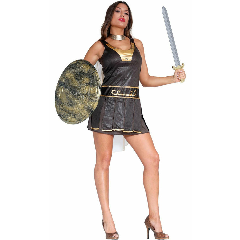 Disfraz de Gladiadora Amazona Aquilea para mujer | Don Disfraz