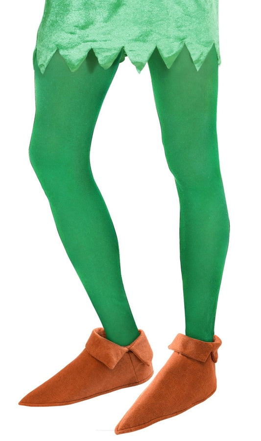 Mittelalterliche Braune Pantoffeln