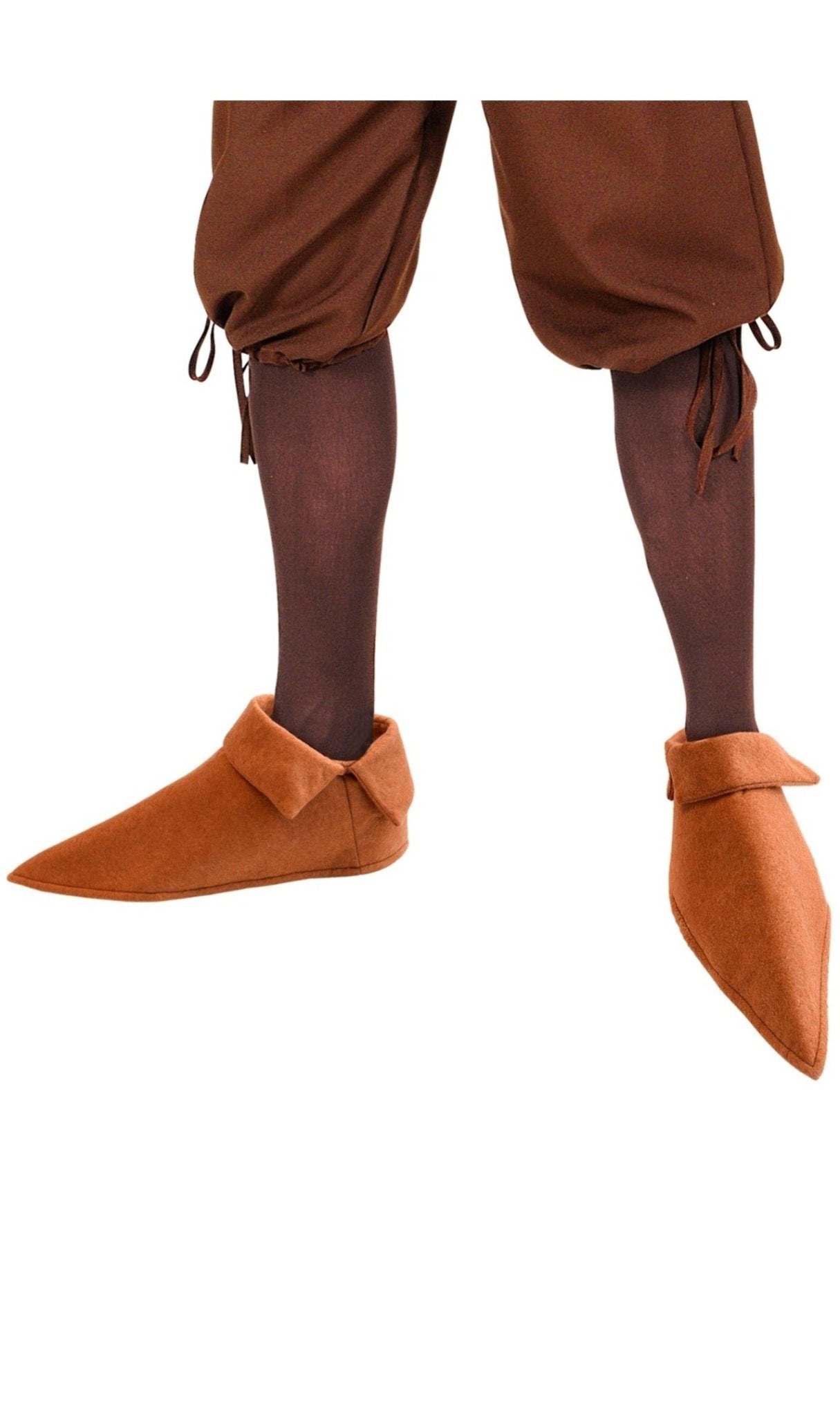 Mittelalterliche Braune Pantoffeln