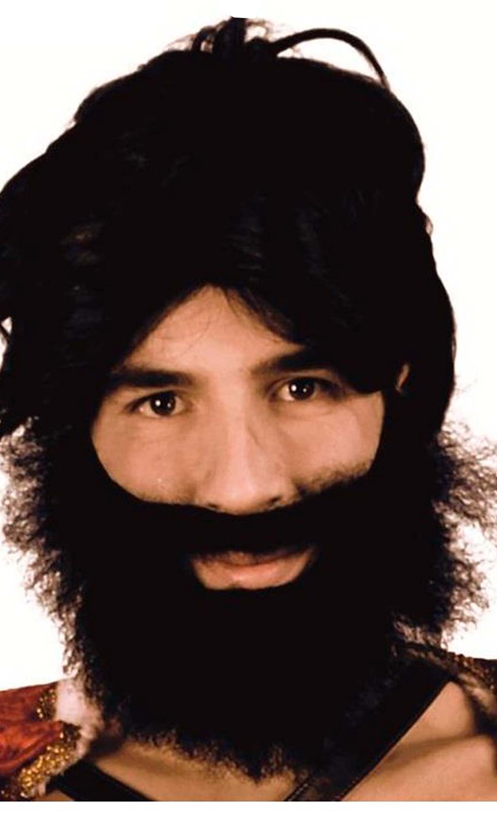 Kurzer schwarzer Bart
