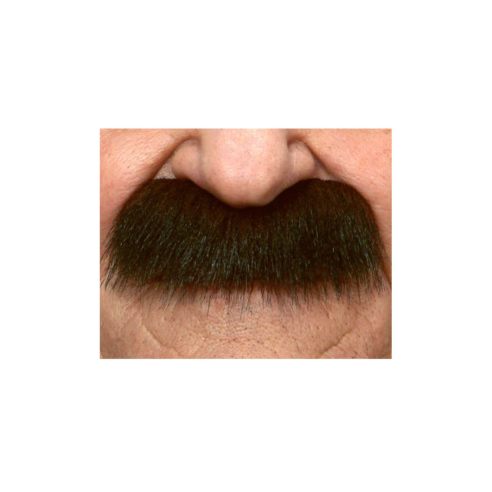 Bigote Castaño Oscuro Profesional 007-SF | Don Disfraz