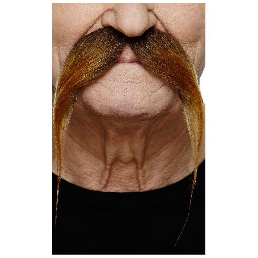 Bigote Castaño Profesional 067-LA | Don Disfraz