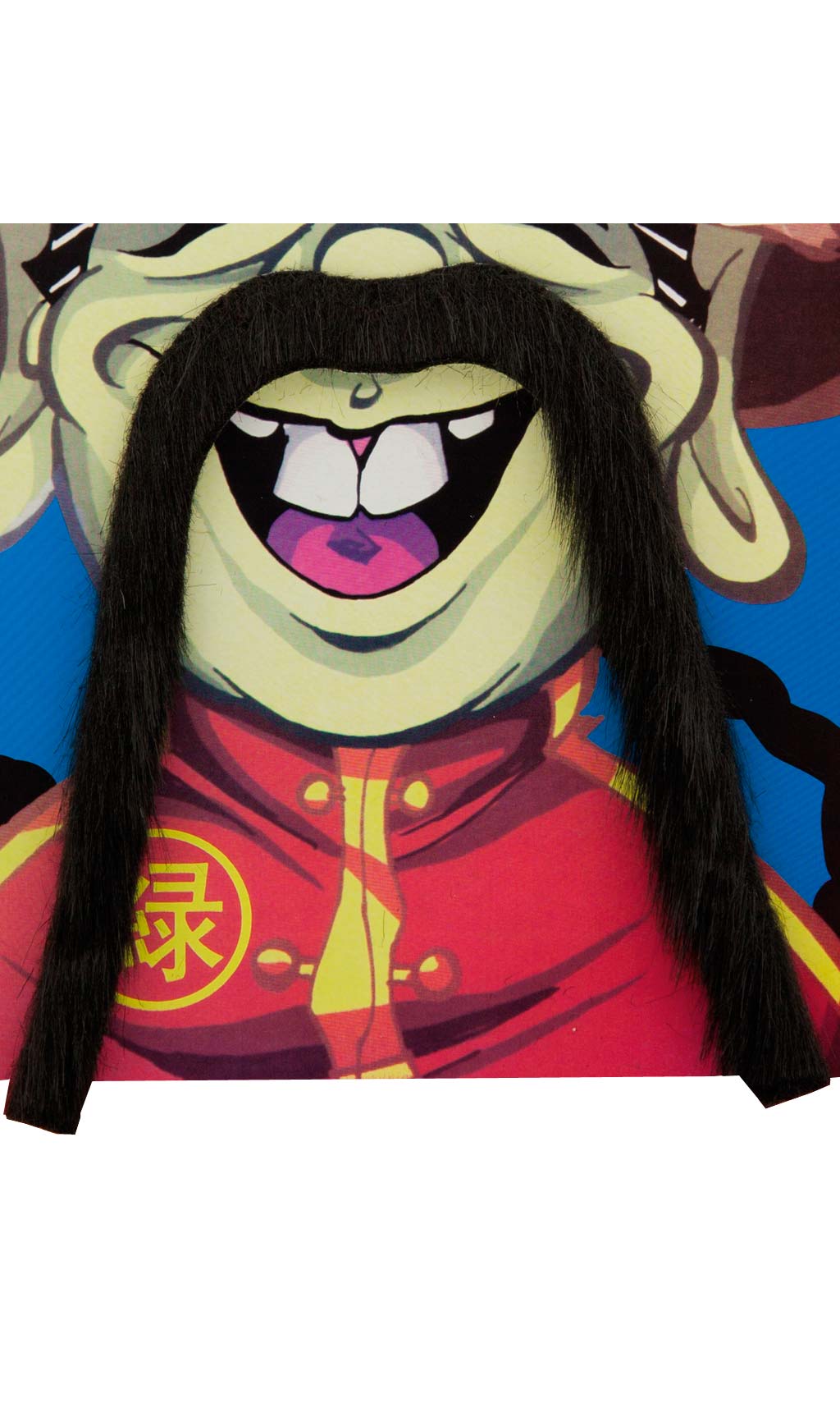 Langer chinesischer Schnurrbart