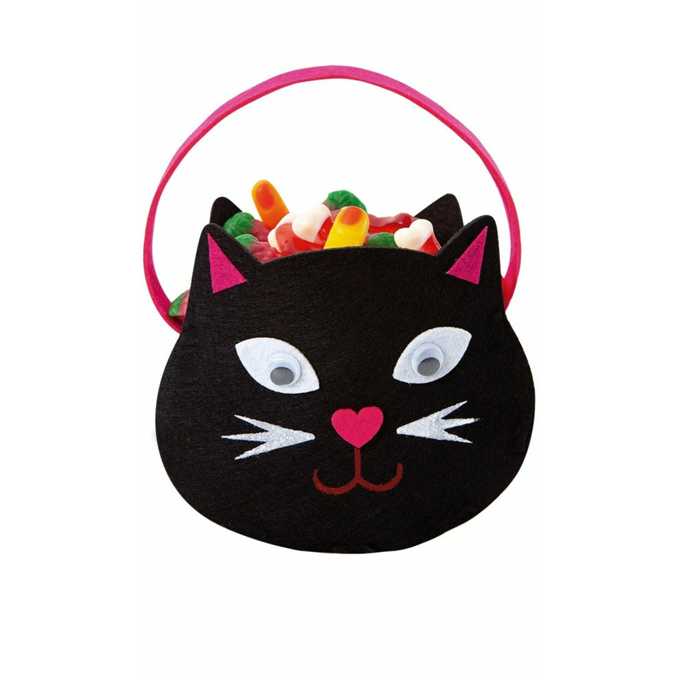 Bolsa de Gatito Negro Porta caramelos | Don Disfraz