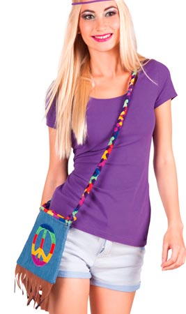 Bunte Hippie-Tasche