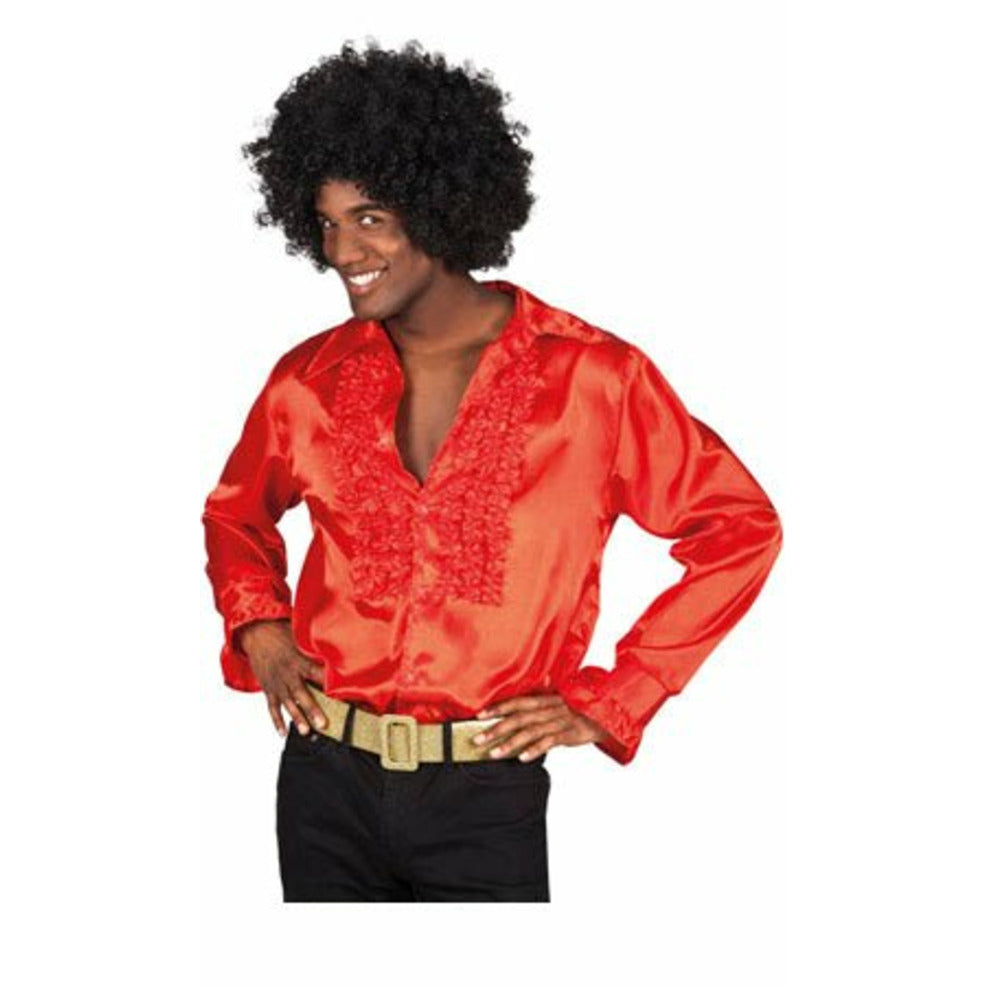 Camisa Disco Roja Adulto | Don Disfraz