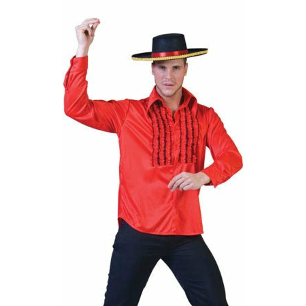 Camisa Años 60 Roja para adulto | Don Disfraz