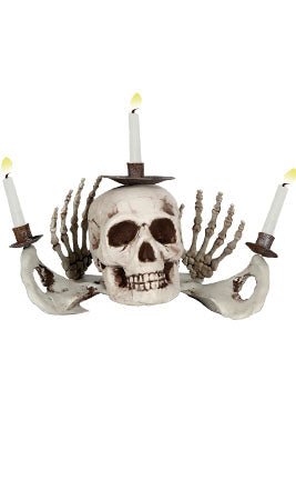 Kerzenständer Totenkopf