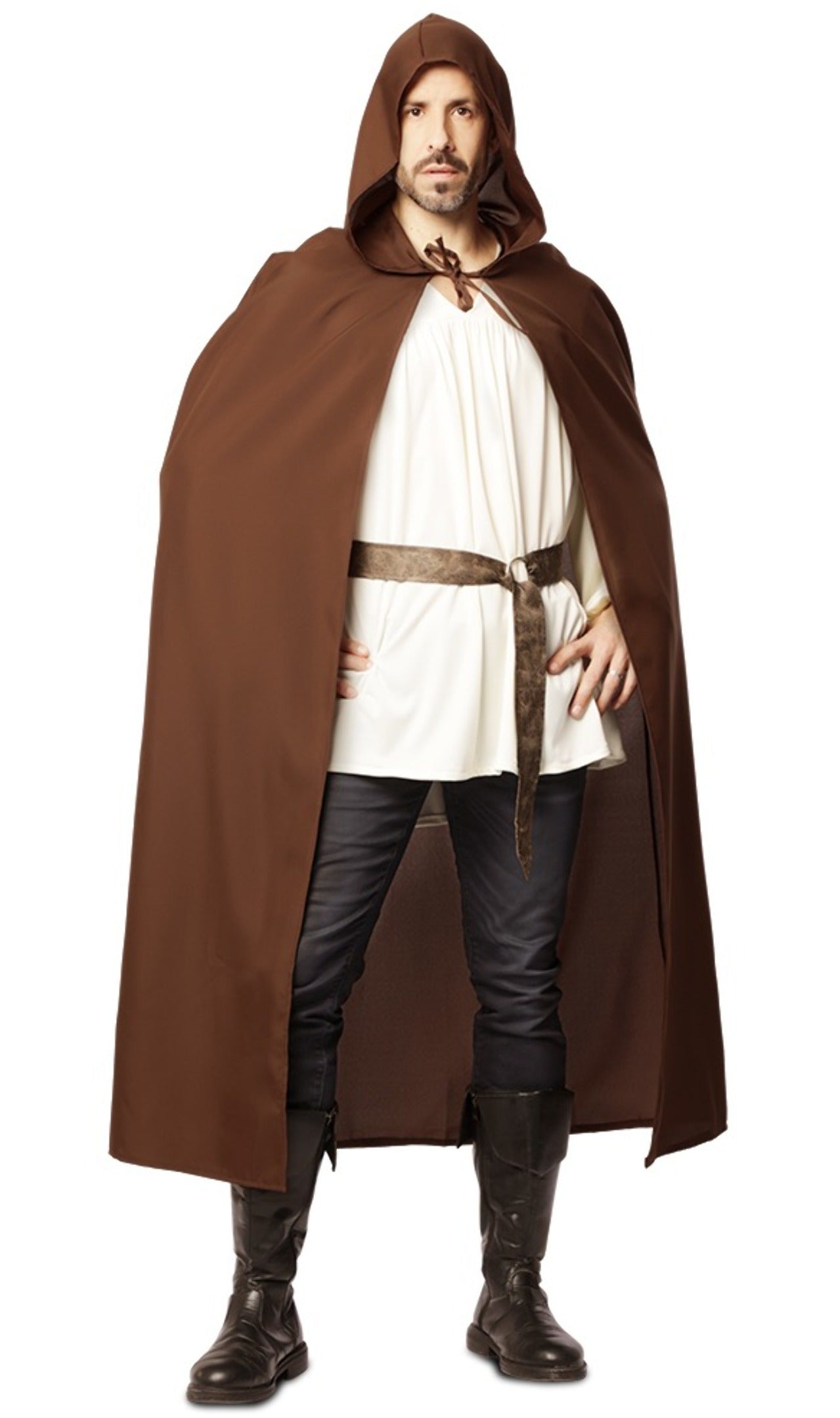Brauner mittelalterlicher Umhang