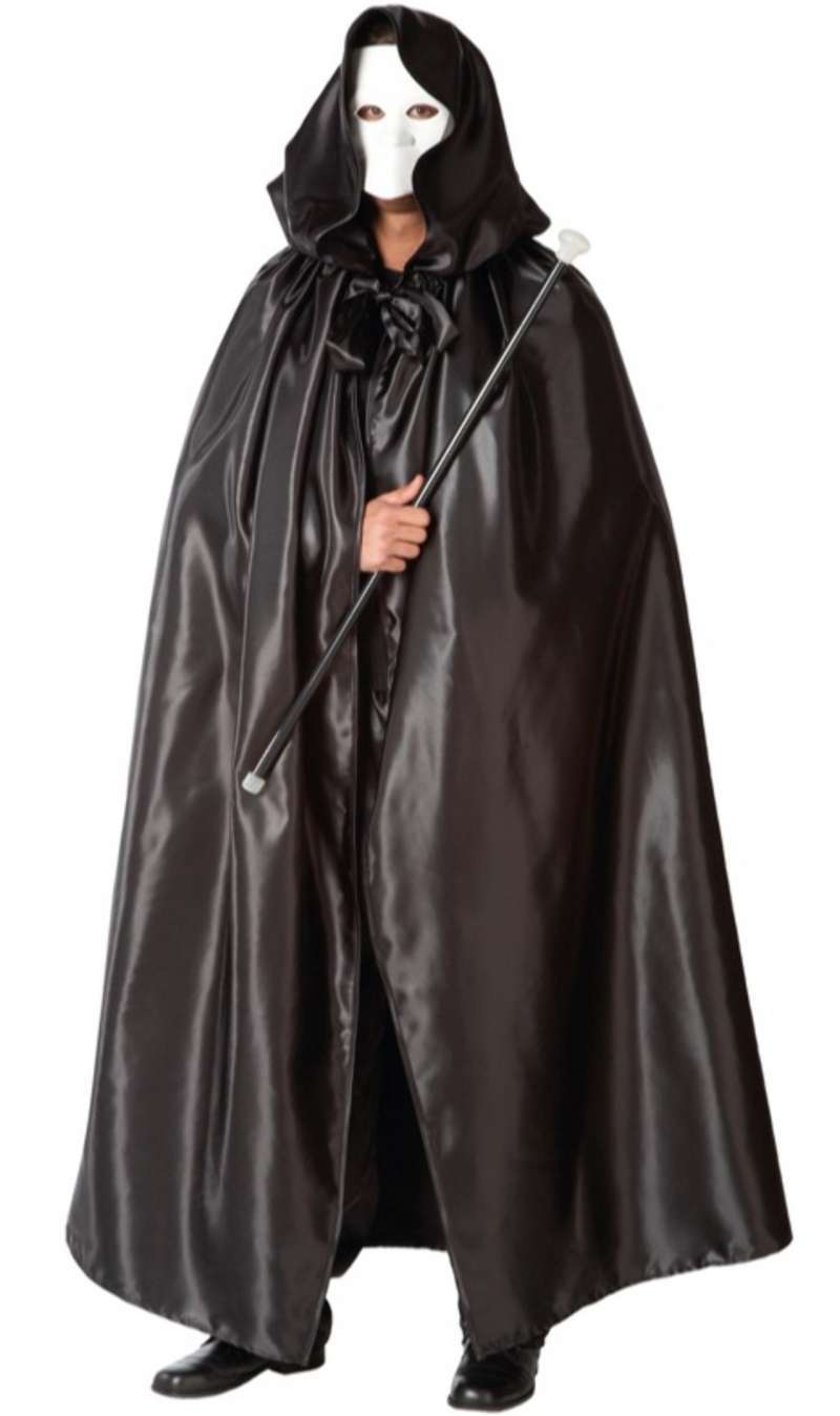 Schwarzes venezianisches Cape