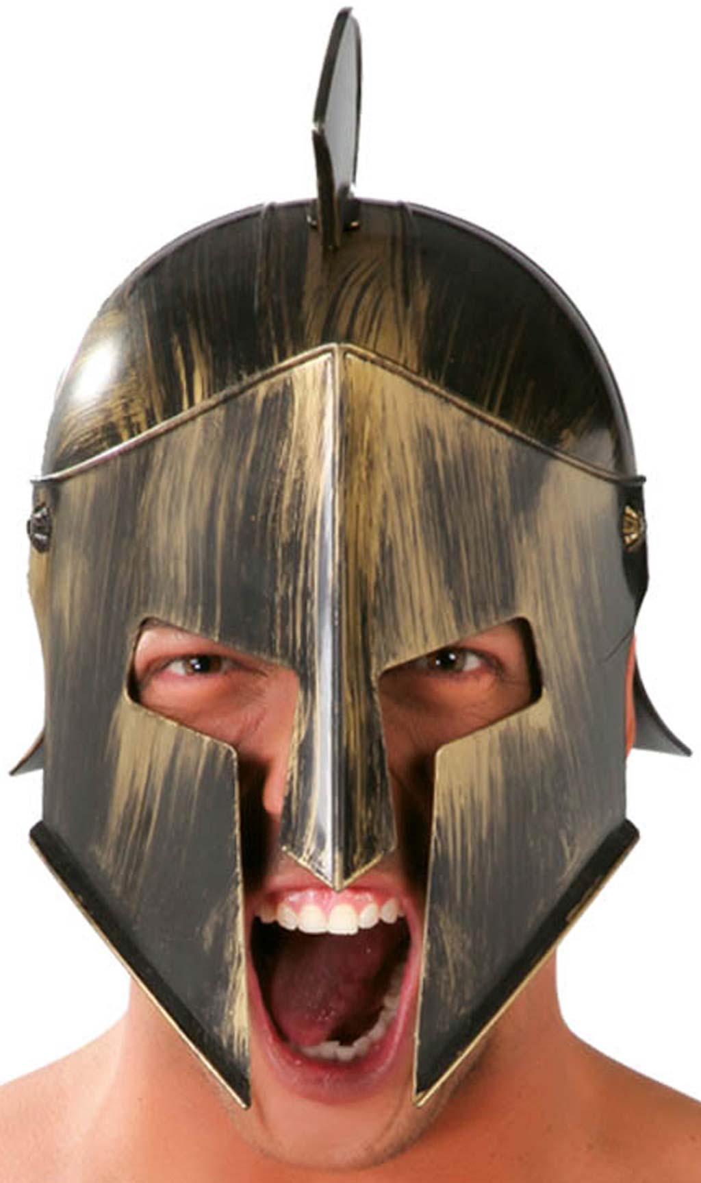 Goldener Spartanerhelm
