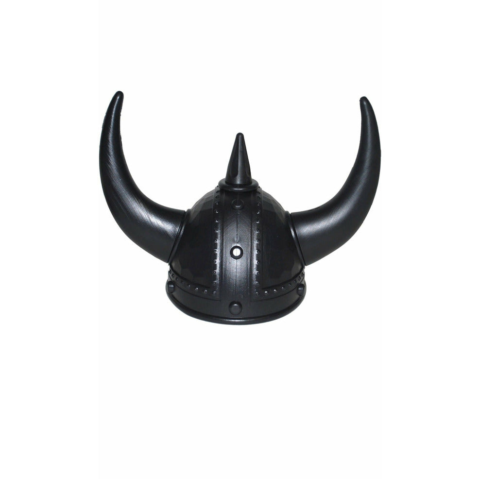 Casco Vikingo Negro | Don Disfraz