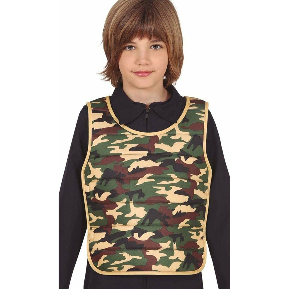 Chaleco de Militar Camuflaje infantil | Don Disfraz