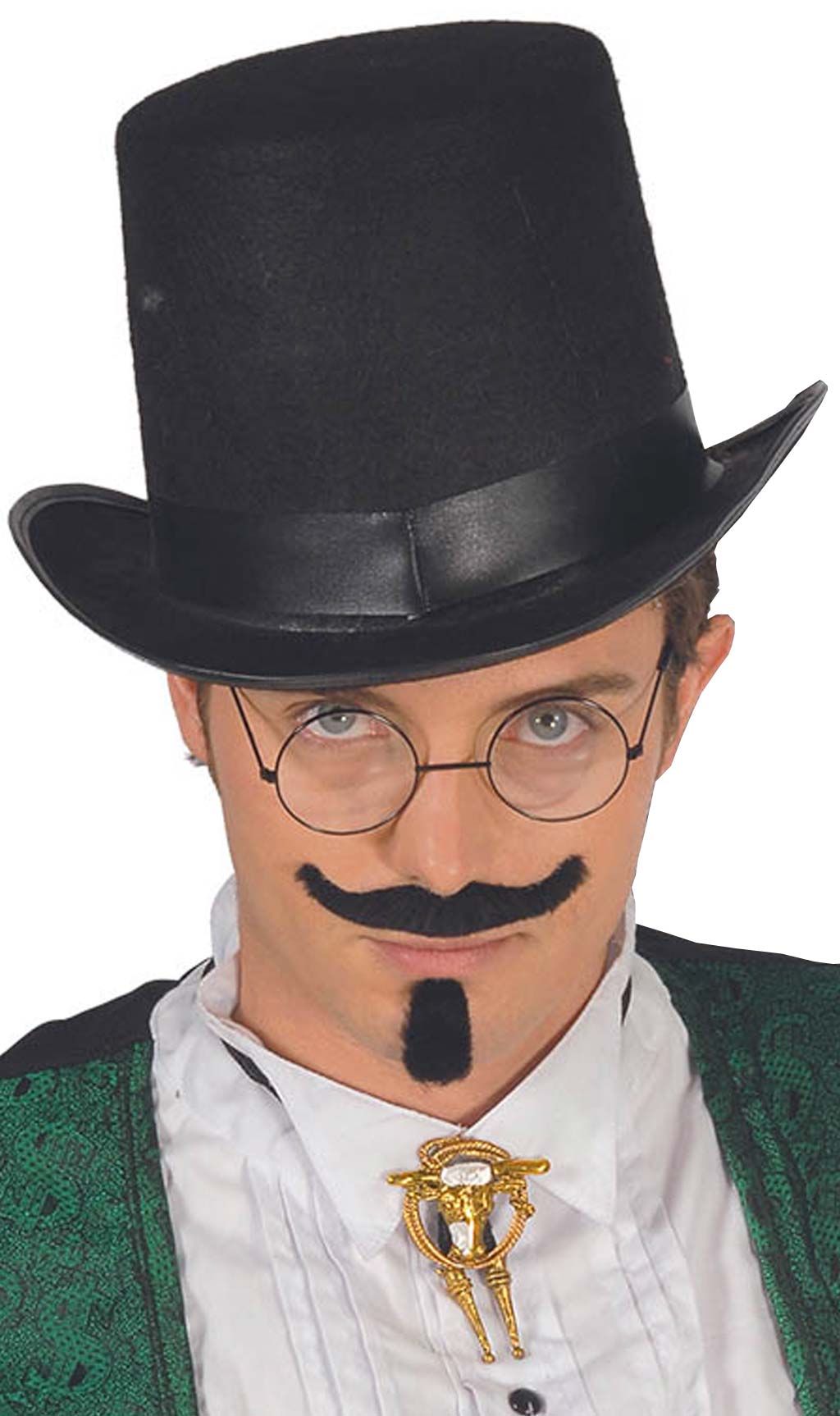 Altertümlicher, schwarzer Zylinderhut