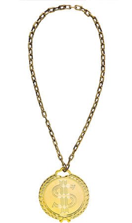 Halskette Dollar Medaille