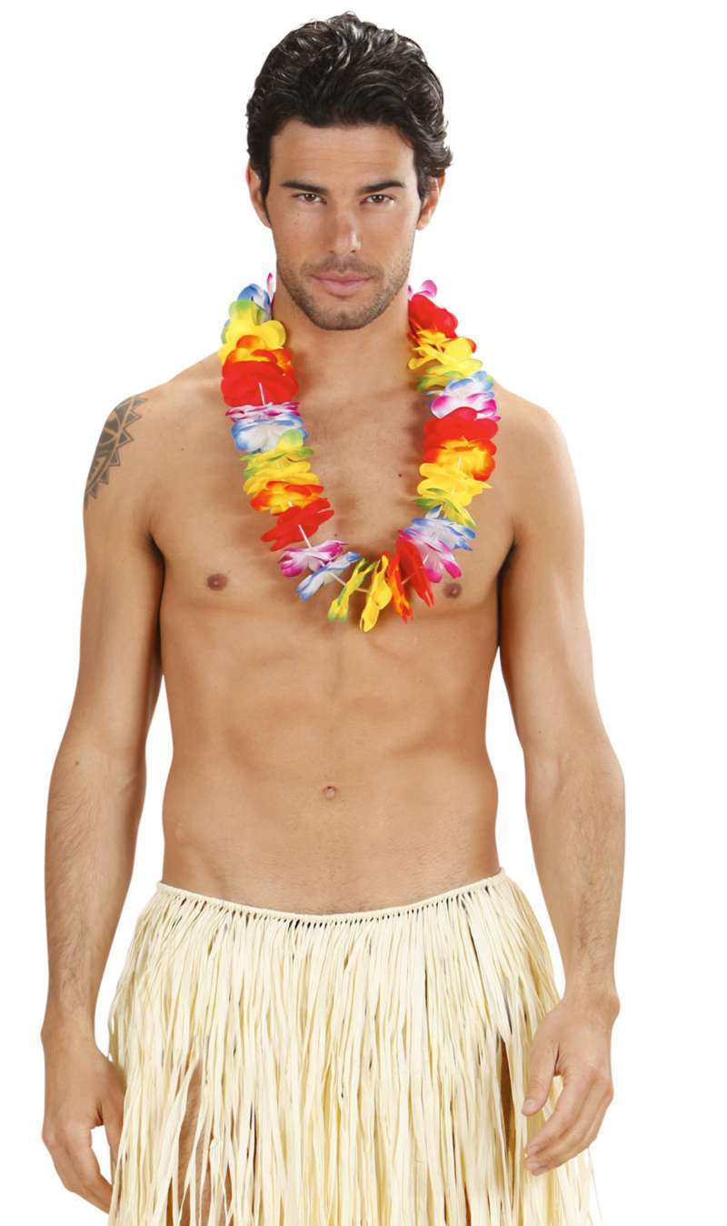 Bunte Hawaii-Kette