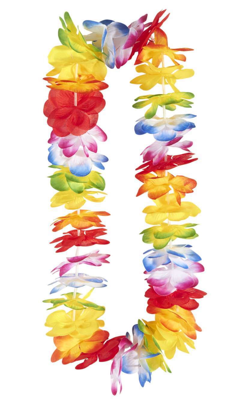 Bunte Hawaii-Kette