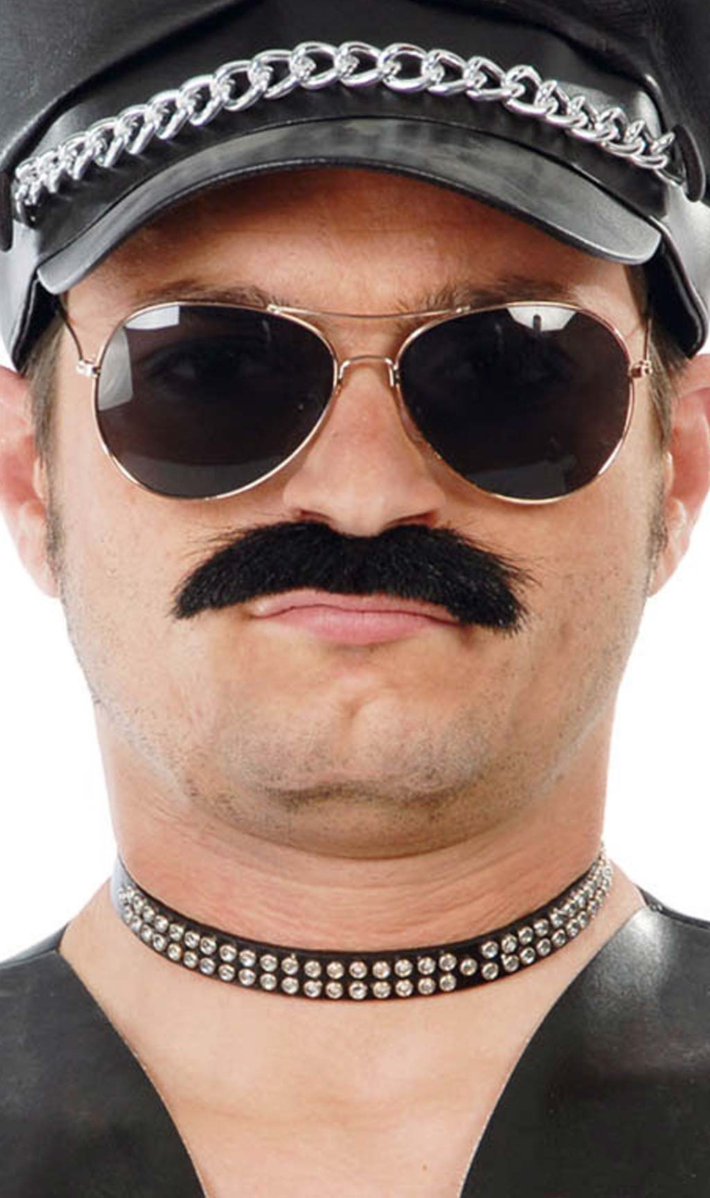 Punk-Kette mit Glitter