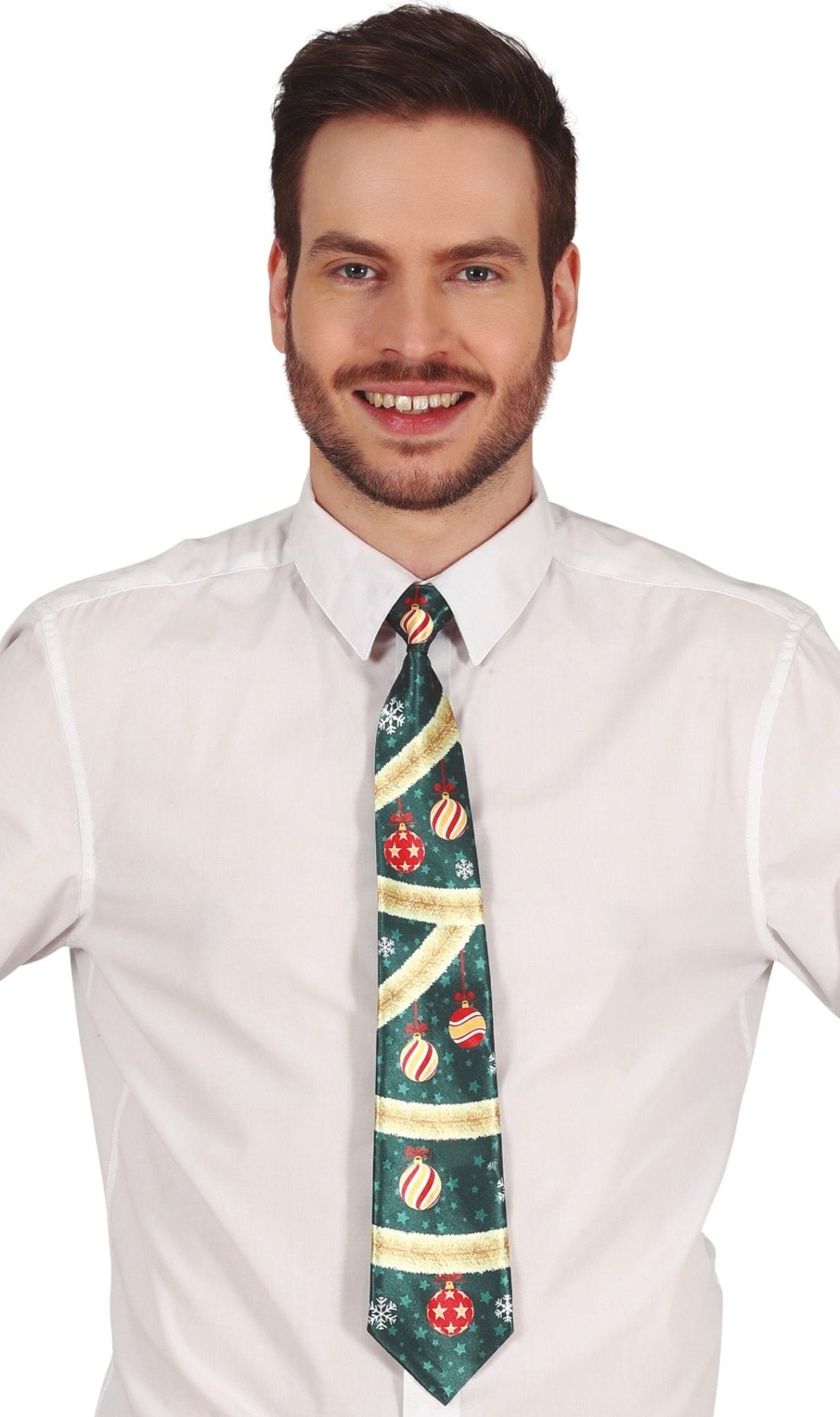 Weihnachtskrawatte grün
