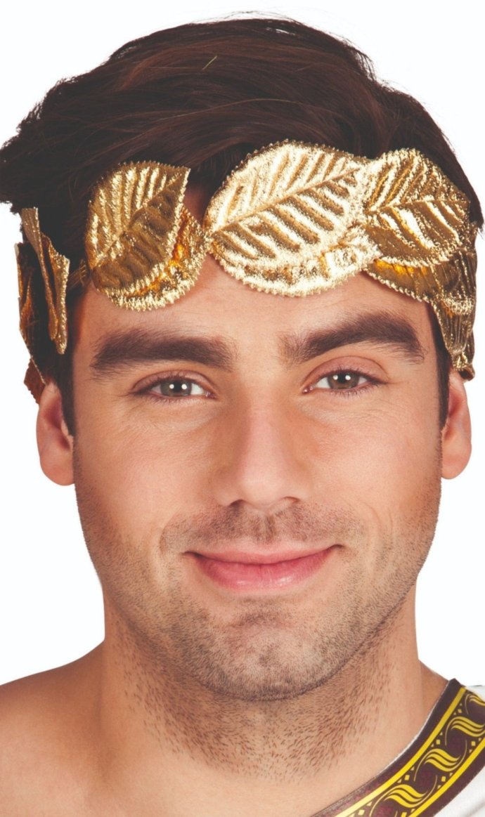 Lorbeer Krone golden