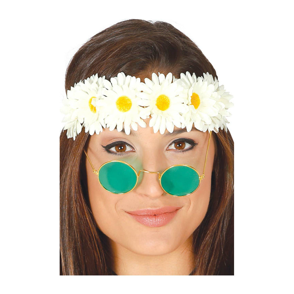 Corona de Flores Hippie | Don Disfraz
