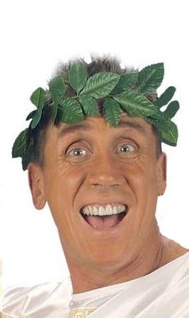 Grüne römische Lorbeerkrone
