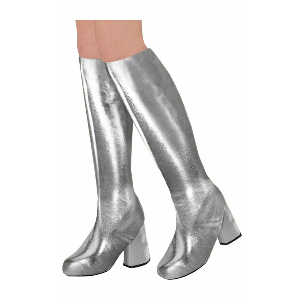 Cubrebotas Brillo Plata | Don Disfraz