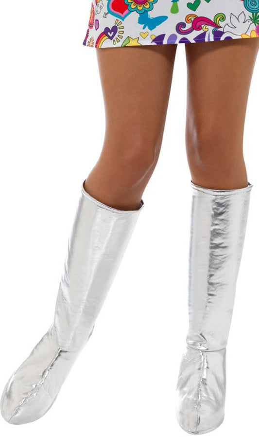 Stiefelüberzieher silber